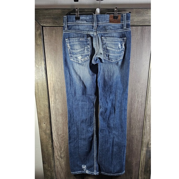 BKE Culture Denim Jeans  Size 25x315 Dark Wash Bootcut Stretchy - Picture 2 of 7